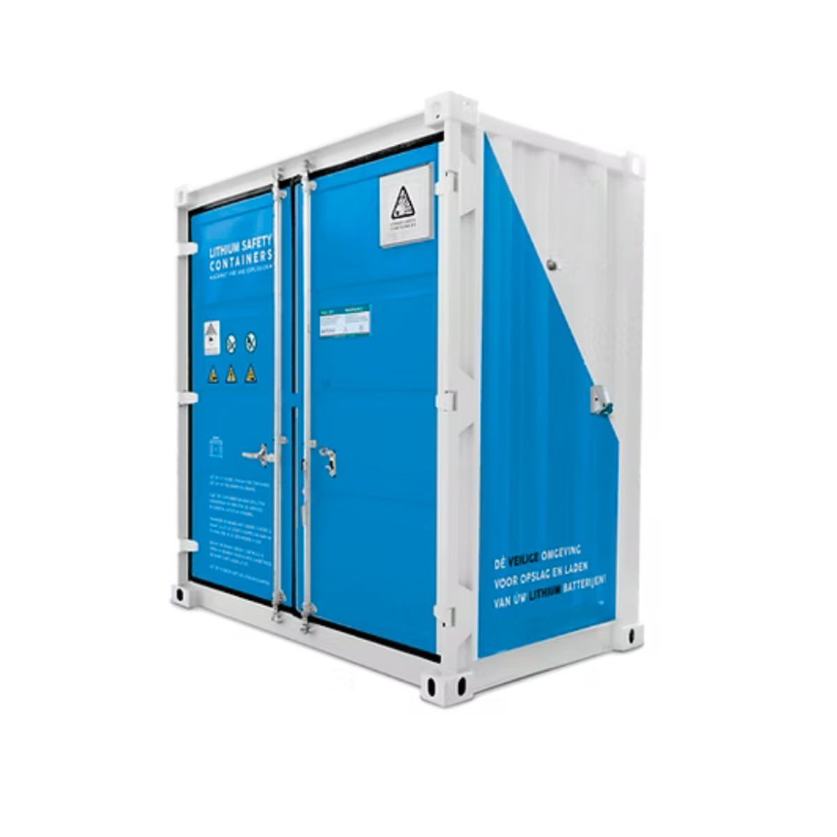 Lithium safety containers