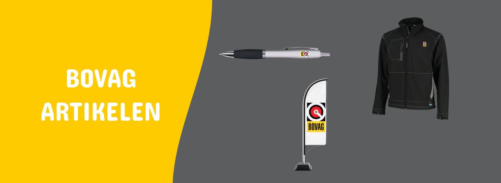BOVAG branded artikelen en promotiemateriaal