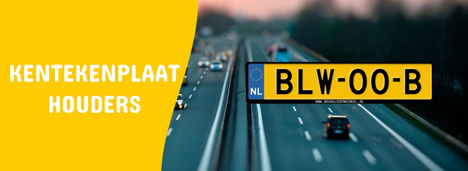 Bedrukte kentekenplaathouders met warehousing